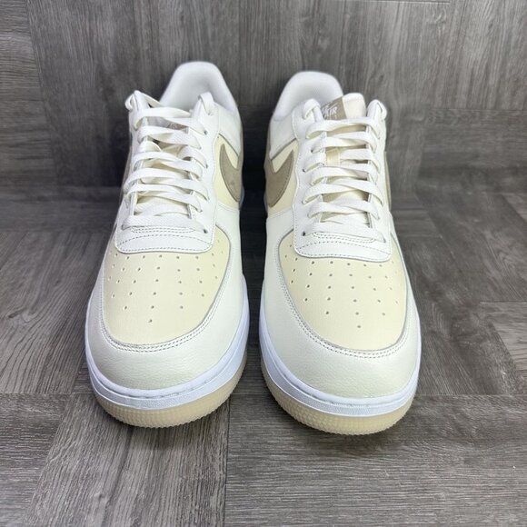 Nike Air Force 1 '07 LV8 Men's size 10.5 Coconut Sail Khaki Shoes FN5832-101 - Picture 4 of 8
